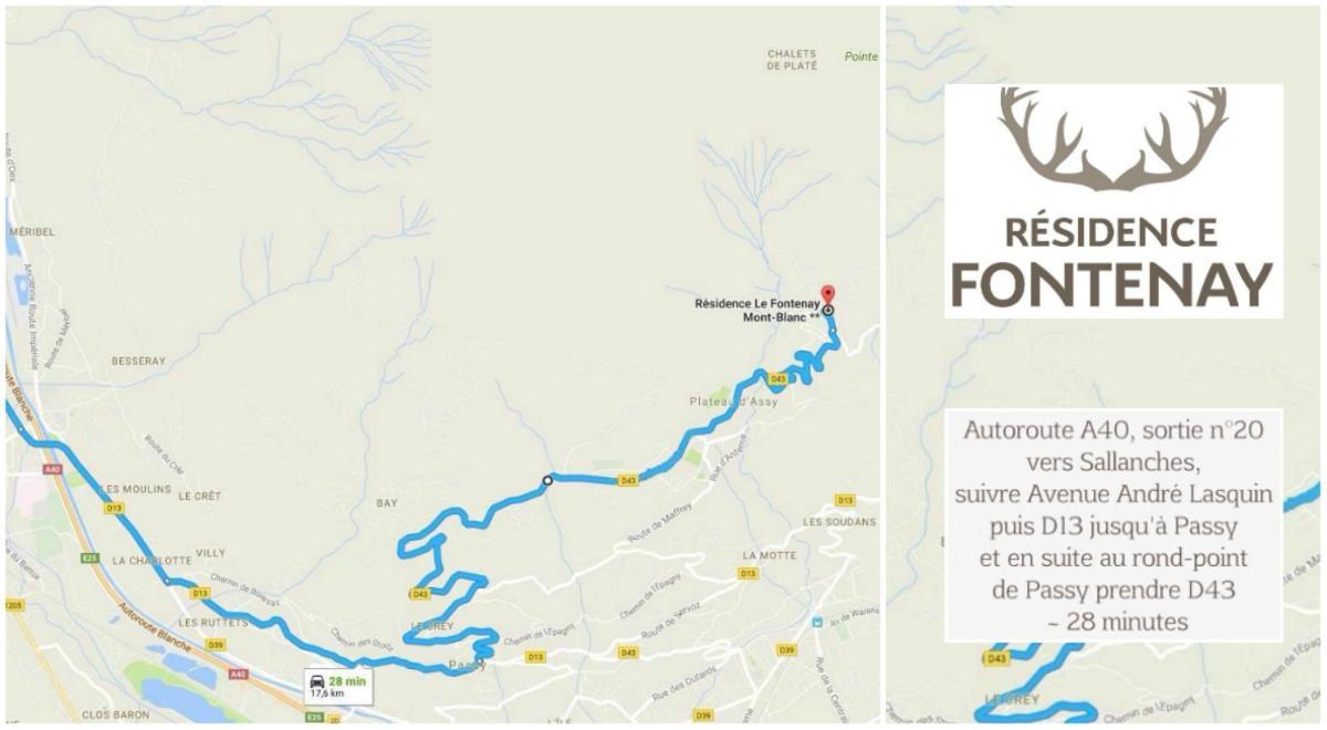 Residence Le Fontenay Plateau d'Assy ภายนอก รูปภาพ